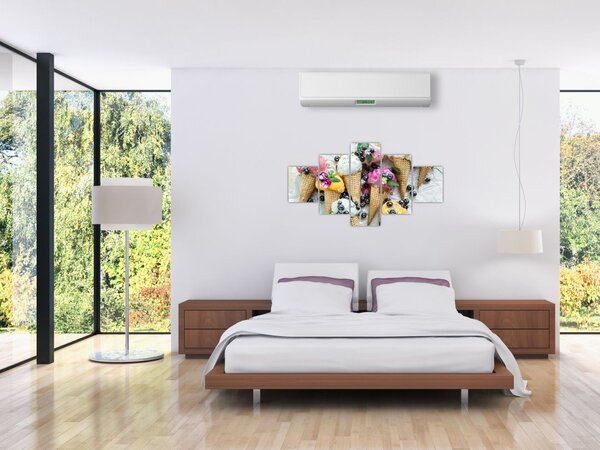 Obraz z lodami (125x70 cm)
