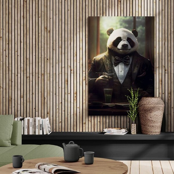 Obrazy zwierzęcy gangster panda