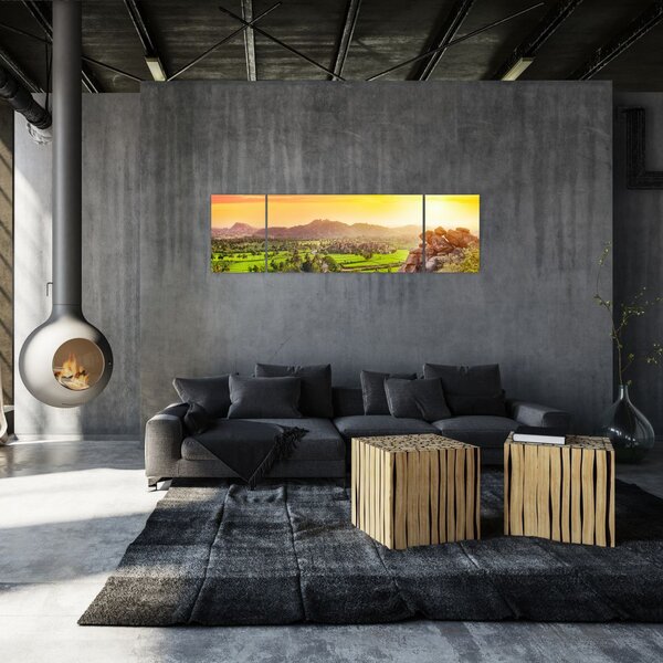 Obraz doliny Hampi w Indiach (170x50 cm)