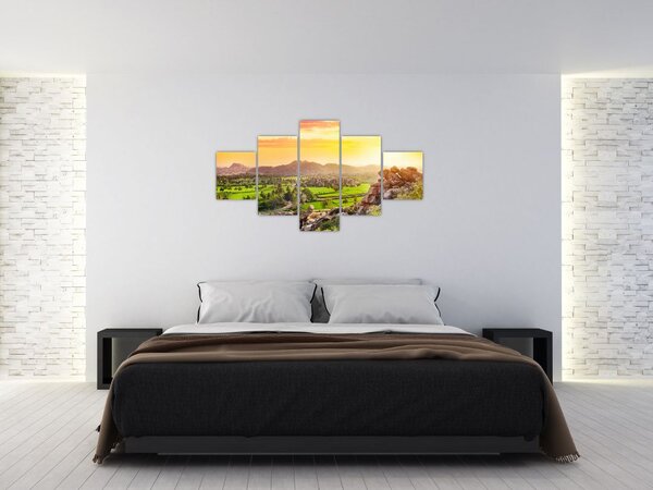 Obraz doliny Hampi w Indiach (125x70 cm)