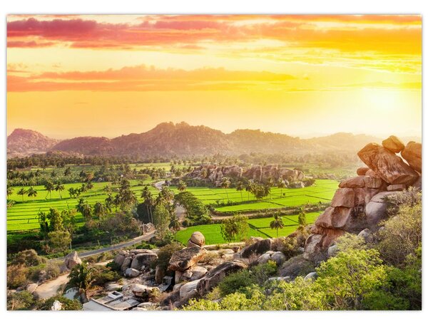 Obraz doliny Hampi w Indiach (70x50 cm)