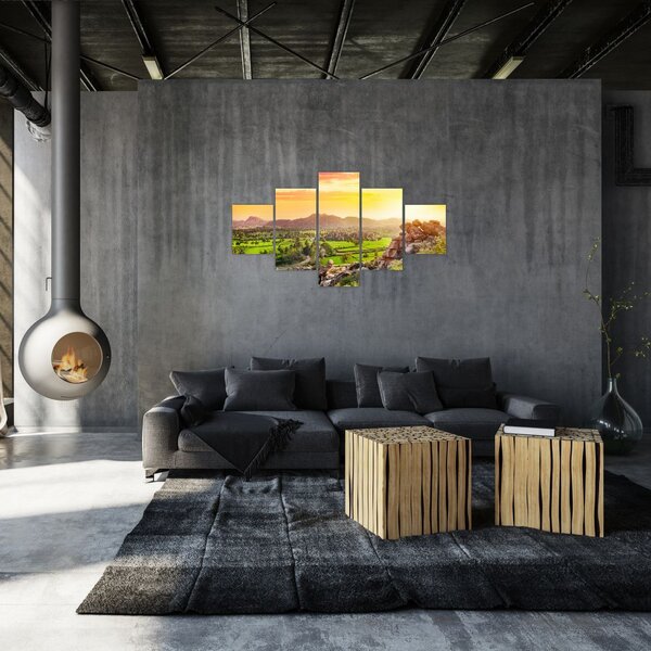Obraz doliny Hampi w Indiach (125x70 cm)