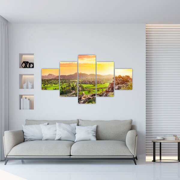Obraz doliny Hampi w Indiach (125x70 cm)