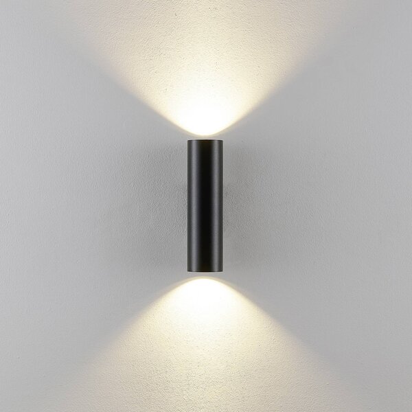Deko-Light Kinkiet CAN, możliwość ściemniania, czarny, salon / jadalnia, aluminium