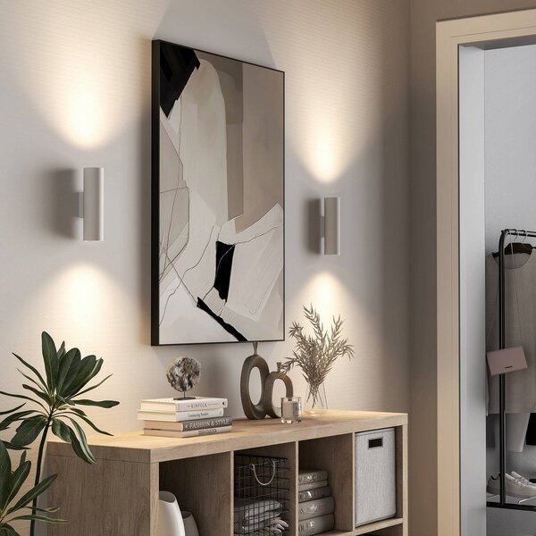 Deko-Light Kinkiet CAN, możliwość ściemniania, biały / opal, salon / jadalnia, aluminium