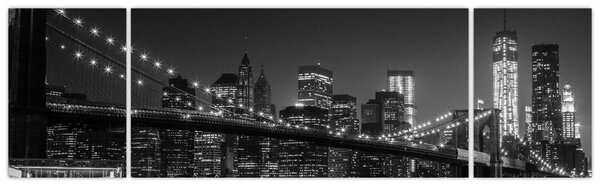 Obraz mostu Brooklyn Bridge w Nowym Jorku (170x50 cm)