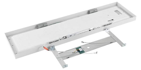 Deko-Light Panel LED PRO OFFICE SANO, możliwość ściemniania, biały / opal, biuro, aluminium