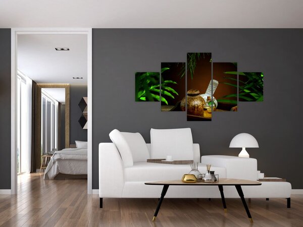 Obraz rzeczy spa (125x70 cm)