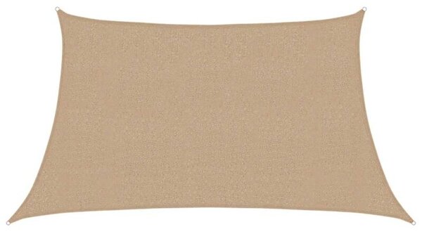 Żagiel przeciwsłoneczny, 160 g/m², taupe, 3/4x2 m, hdpe