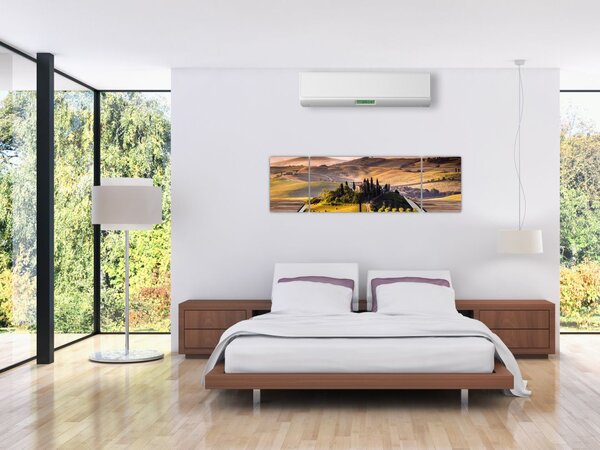 Obraz krajobrazu w książce (170x50 cm)