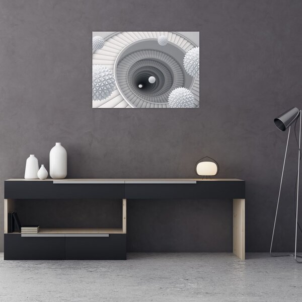 Obraz abstrakcji 3D (70x50 cm)