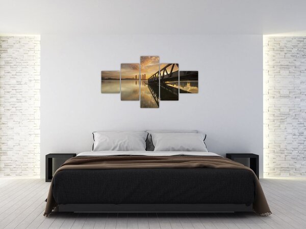 Obraz molo (125x70 cm)