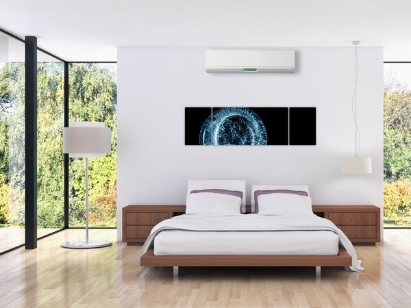Obraz kropli lodu (170x50 cm)