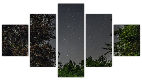 Obraz nocnego nieba (125x70 cm)