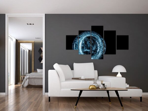 Obraz kropli lodu (125x70 cm)
