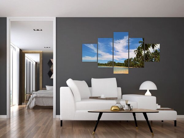 Obraz plaży (125x70 cm)