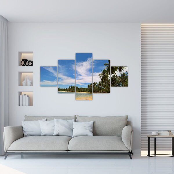 Obraz plaży (125x70 cm)