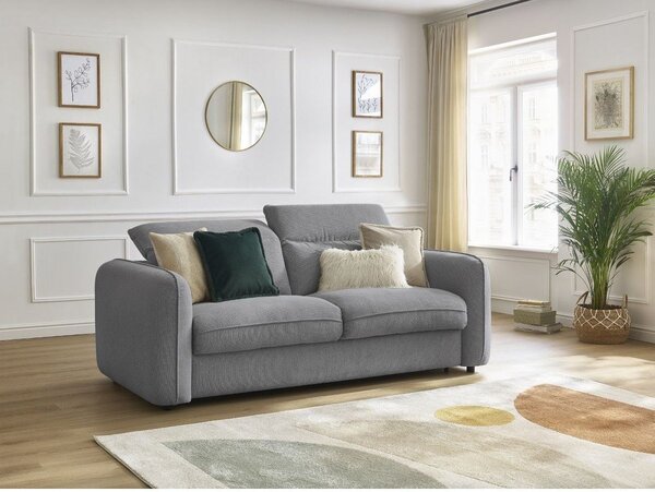 Szara sofa 216 cm Achille – Bobochic Paris