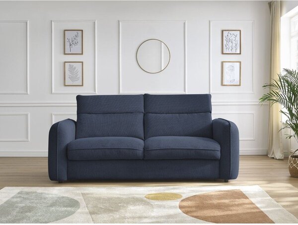 Ciemnoniebieska sofa 216 cm Achille – Bobochic Paris