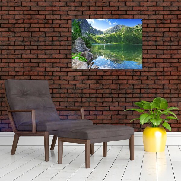 Obraz jeziora w Tatrach (70x50 cm)