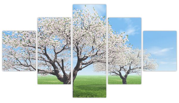 Obraz drzew (125x70 cm)