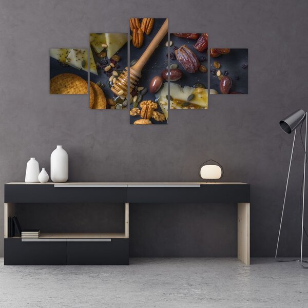 Obraz z suszonymi owocami (125x70 cm)