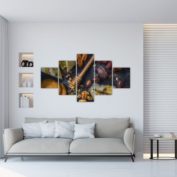 Obraz z suszonymi owocami (125x70 cm)