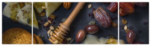 Obraz z suszonymi owocami (170x50 cm)
