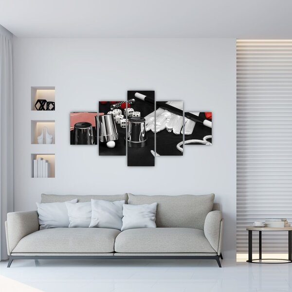 Obraz rzeczy magika (125x70 cm)