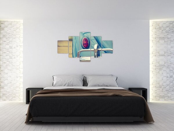 Obraz turkusowego weterana (125x70 cm)