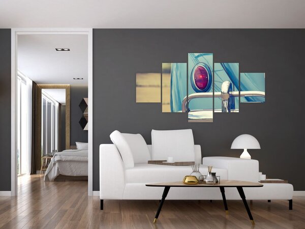Obraz turkusowego weterana (125x70 cm)