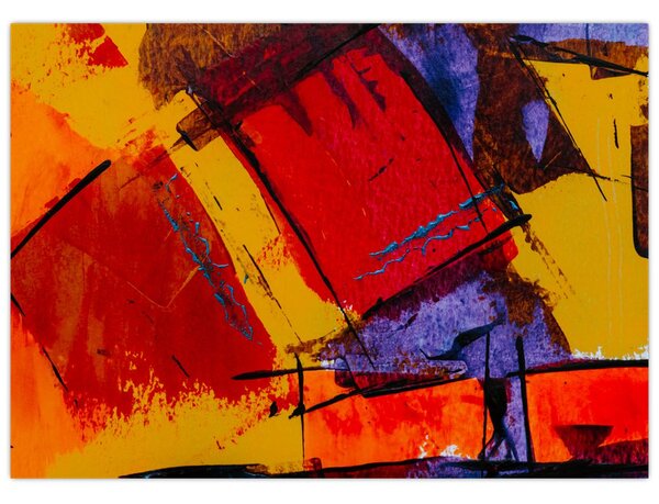 Obraz abstrakcji (70x50 cm)