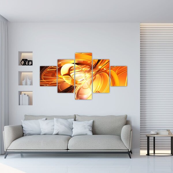 Obraz abstrakcji (125x70 cm)
