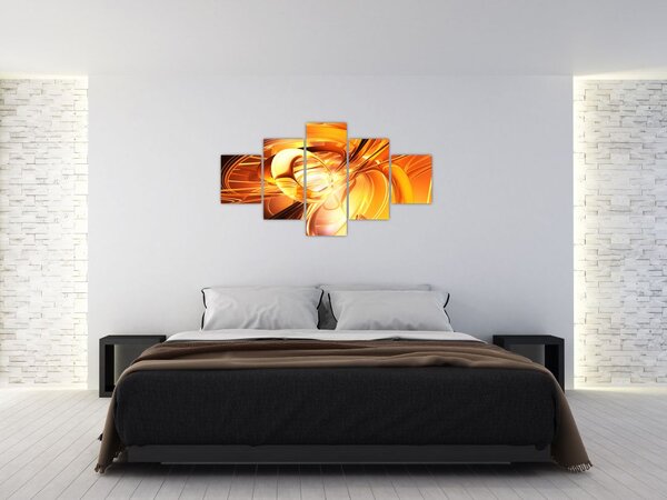 Obraz abstrakcji (125x70 cm)