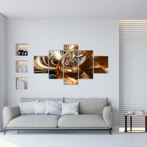 Obraz abstrakcji (125x70 cm)