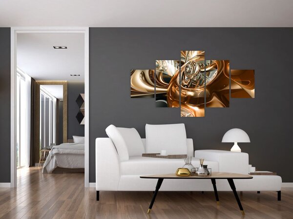 Obraz abstrakcji (125x70 cm)
