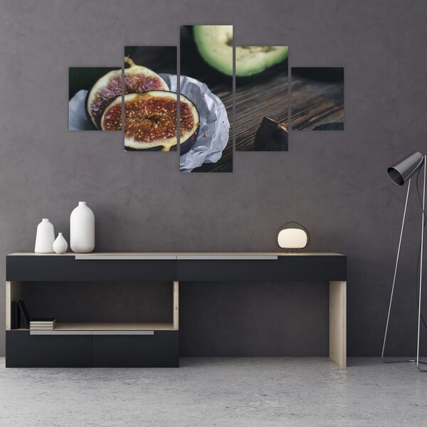 Obraz fig i awokado (125x70 cm)