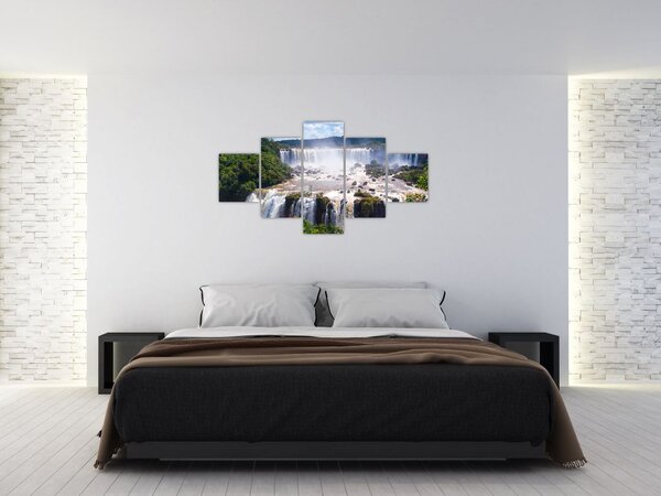 Obraz wodospadu Iguassu (125x70 cm)