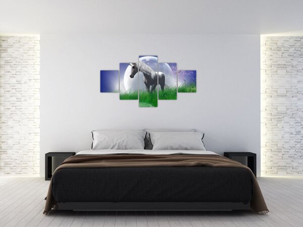 Obraz jednorożca (125x70 cm)