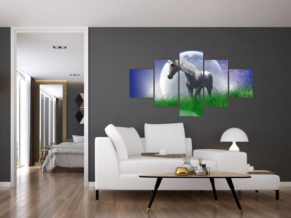 Obraz jednorożca (125x70 cm)