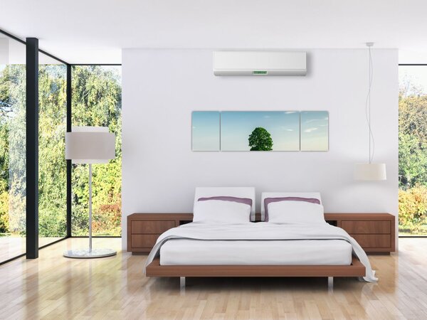 Obraz drzewa na łące (170x50 cm)