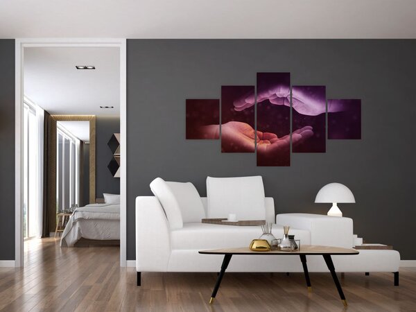Obraz dłoni (125x70 cm)