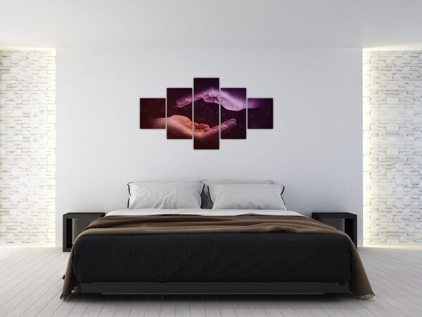 Obraz dłoni (125x70 cm)