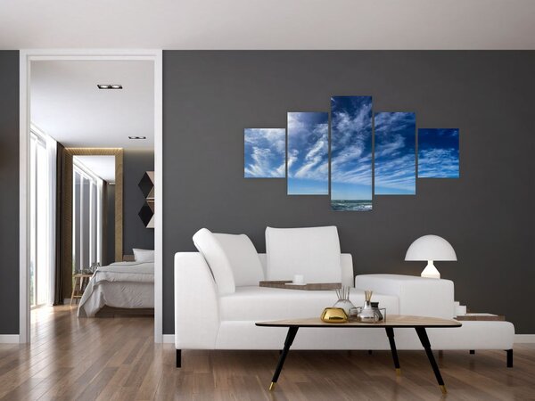 Obraz nieba z chmurami (125x70 cm)