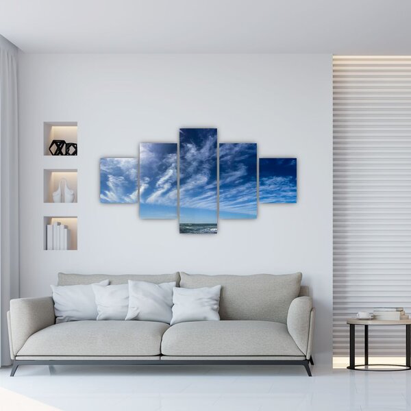 Obraz nieba z chmurami (125x70 cm)