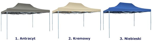 Rozkładana kremowa altana ogrodowa C4-B16