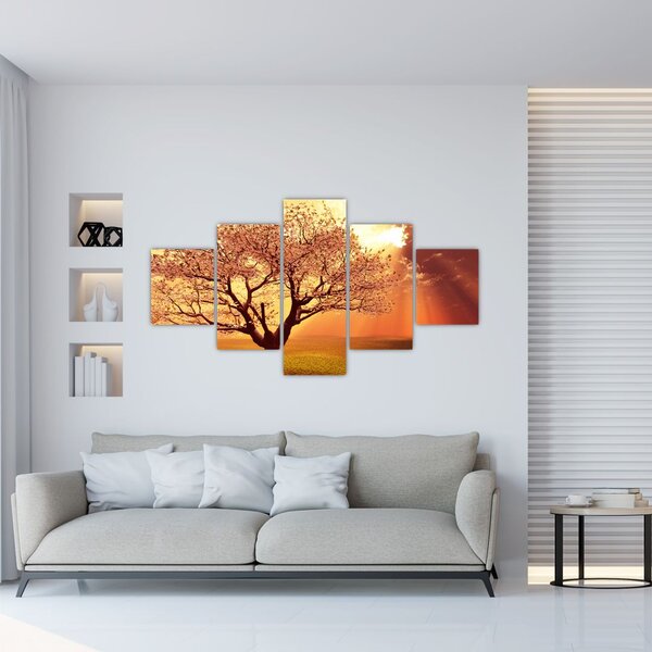 Obraz promieni Boga (125x70 cm)
