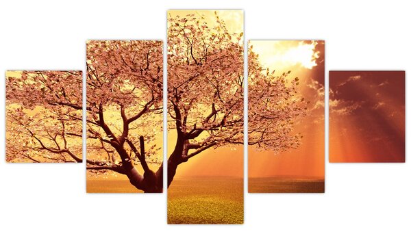 Obraz promieni Boga (125x70 cm)