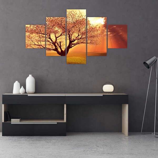 Obraz promieni Boga (125x70 cm)