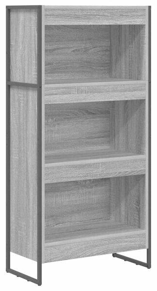 Szafka na książki szary sonoma 60 x 30 x 121 cm